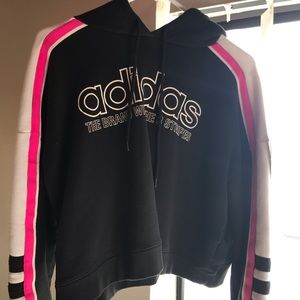 Adidas cropped hoodie